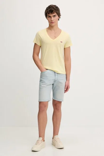 Футболка с V-образным вырезом LSE_PERFECT Levi's, желтый — фото 2