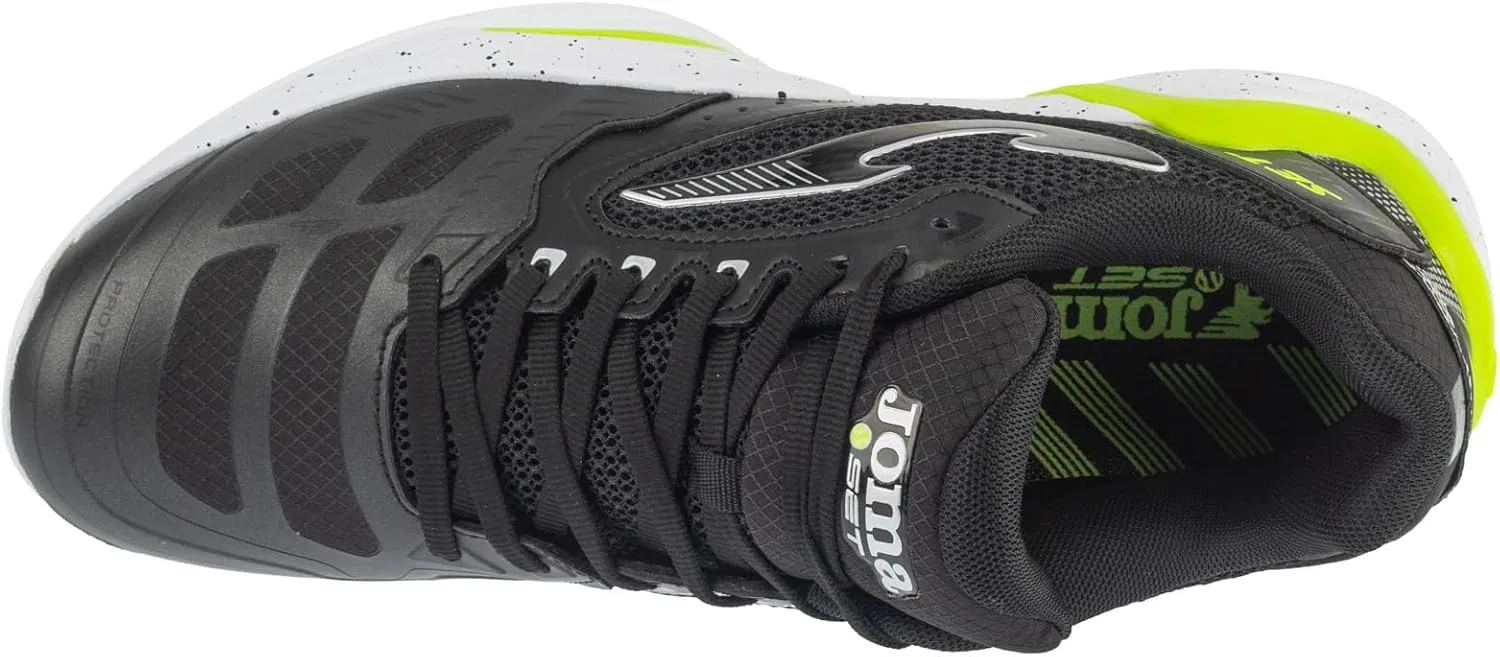 Мужские теннисные кроссовки Joma Set 2501 TSETW2501AC, черно-желтые — фото 3