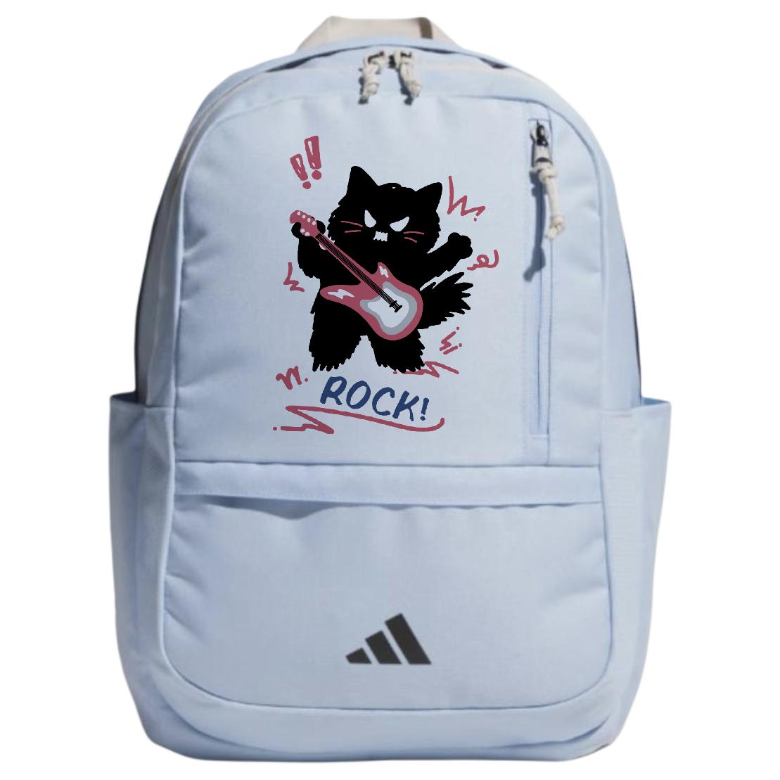 

Adidas Тканевый рюкзак унисекс глянцевый синий, Guitar Kitten