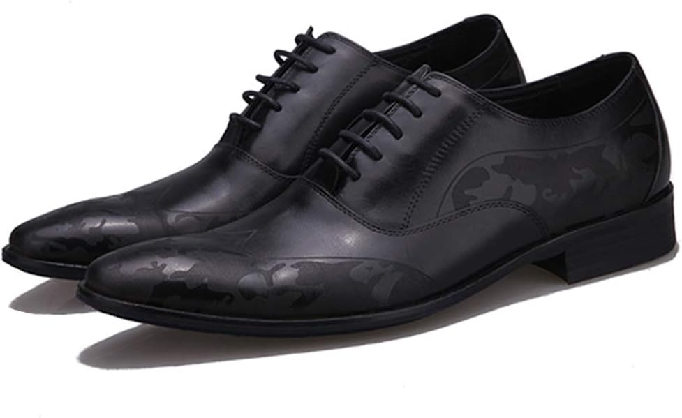 

Мужские деловые кожаные туфли, туфли для работы, вечеринки и банкетов, высококачественная резная модель для ходьбы и офиса, классические формальные туфли, красные, размер 38 (UK 5.5 / US 6.5) Grvpm