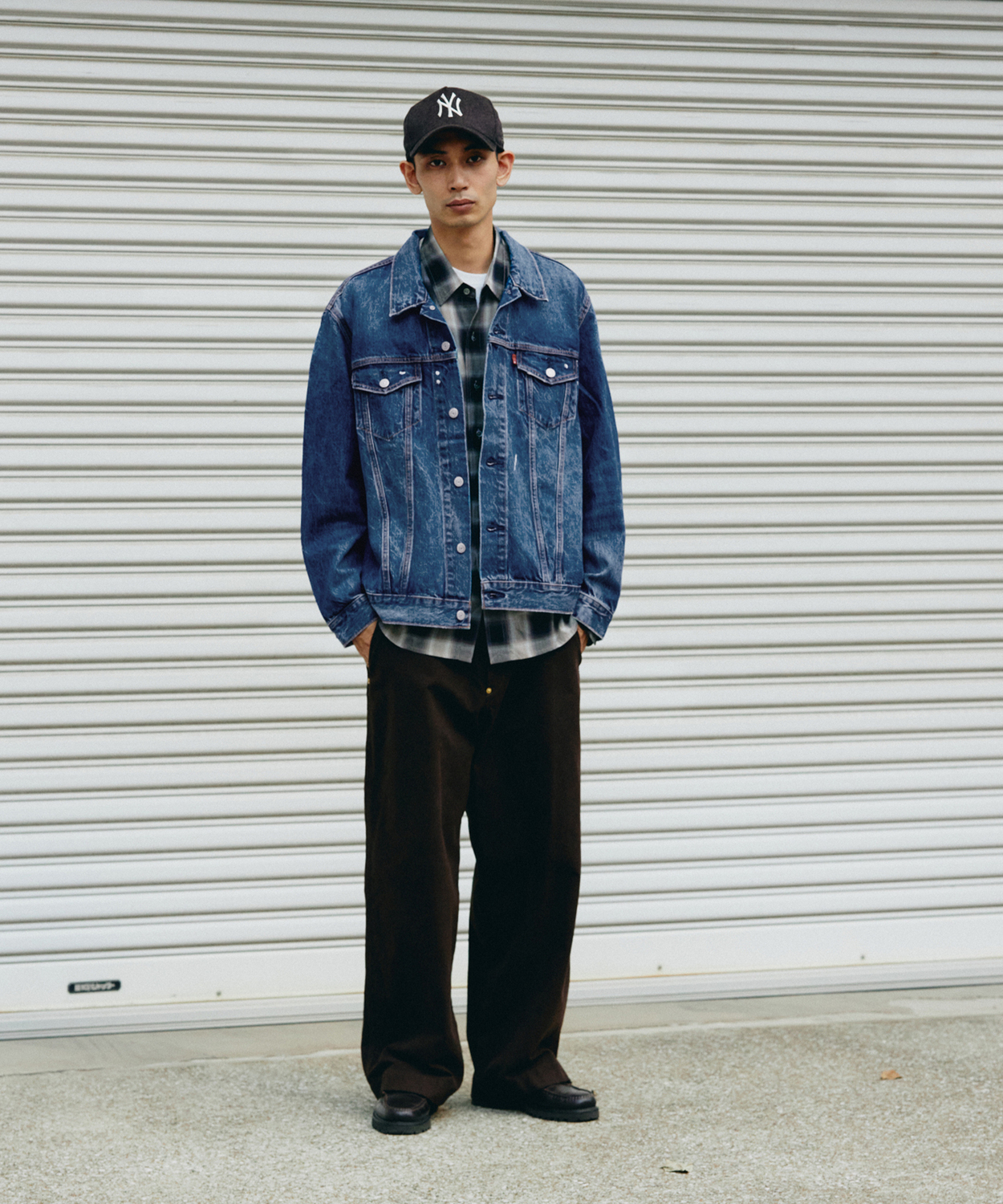 LEVI'S(R) / Levi's(R) Спецзаказная куртка-тракер TYPE III, кромка цвета индиго — фото 2