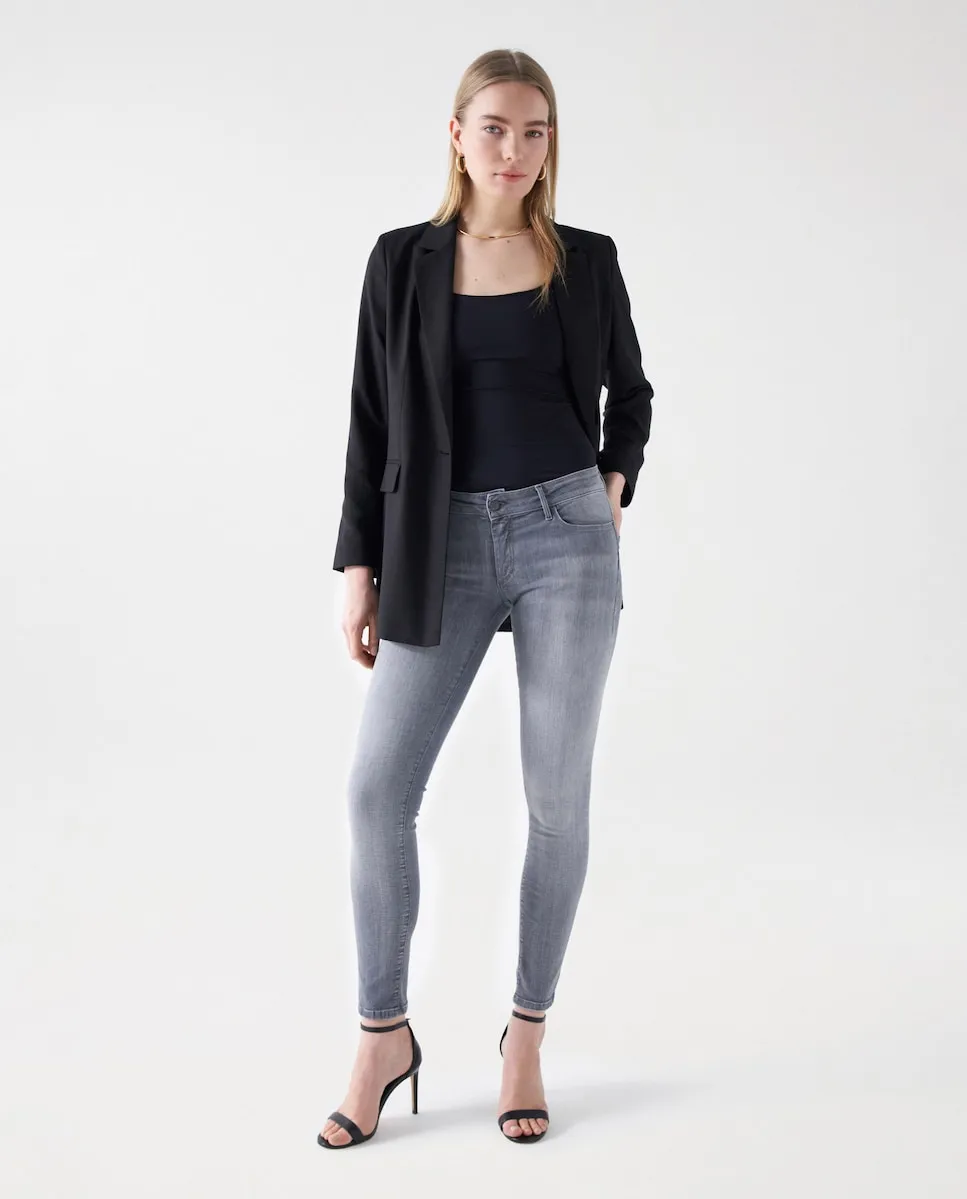 

Узкие джинсы Wonder push up для женщин Salsa Jeans, серый