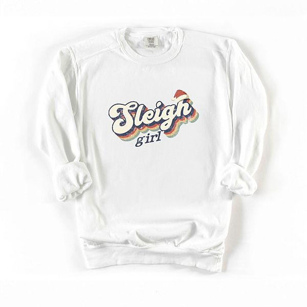 

Свитшот Sleigh girl ретро потертый Simply Sage Market, White