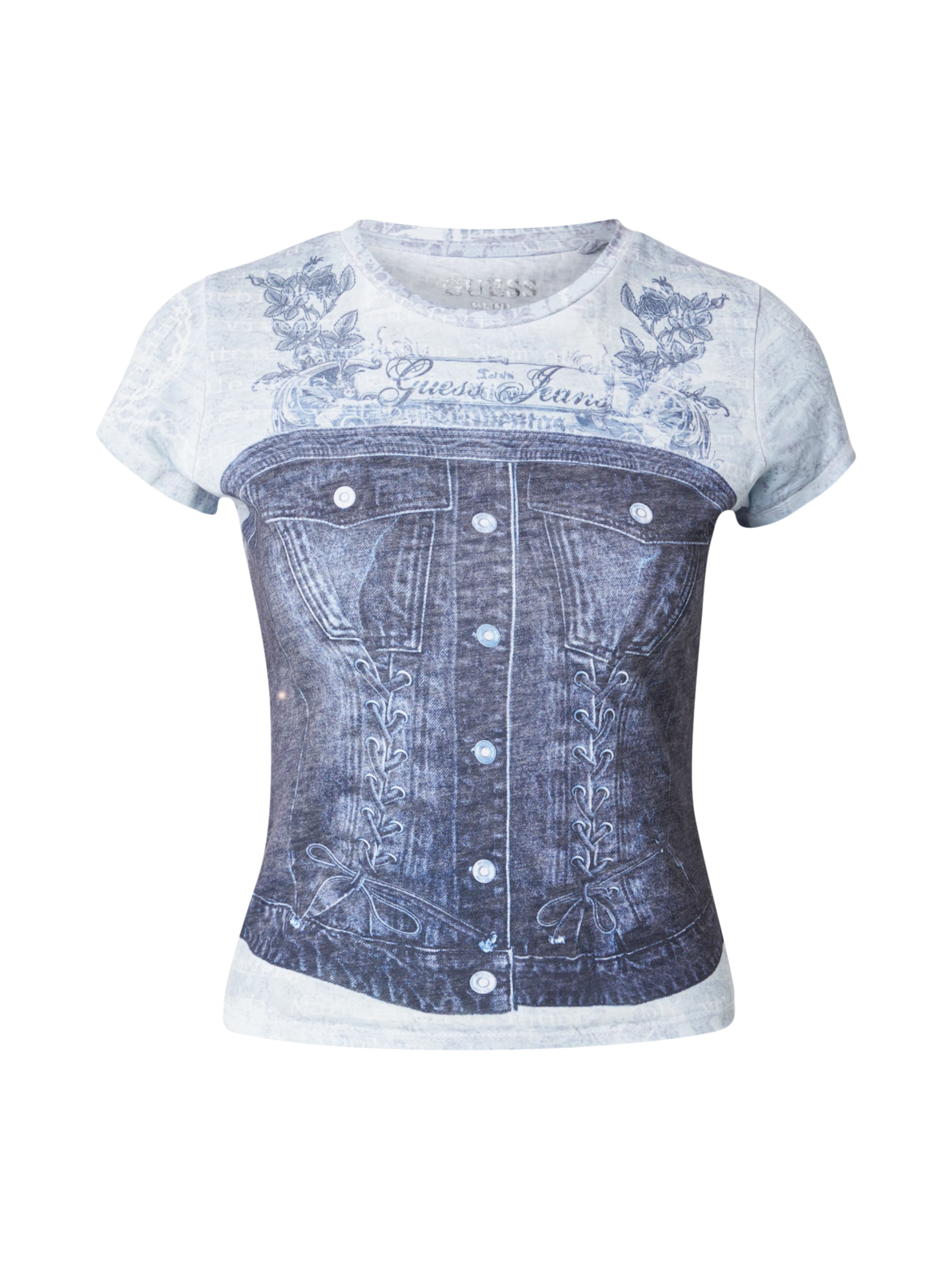 

GUESS Футболка в цветах Marine Blue, Blue Denim, Light Blue, Синий, GUESS Футболка в цветах Marine Blue, Blue Denim, Light Blue