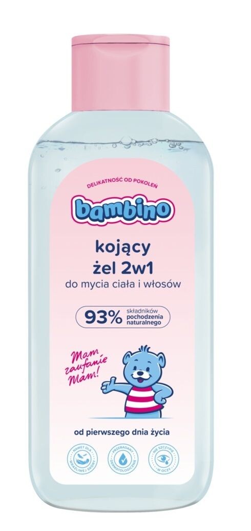 

Bambino 2w1 гель для мытья тела и волос детский, 400 ml