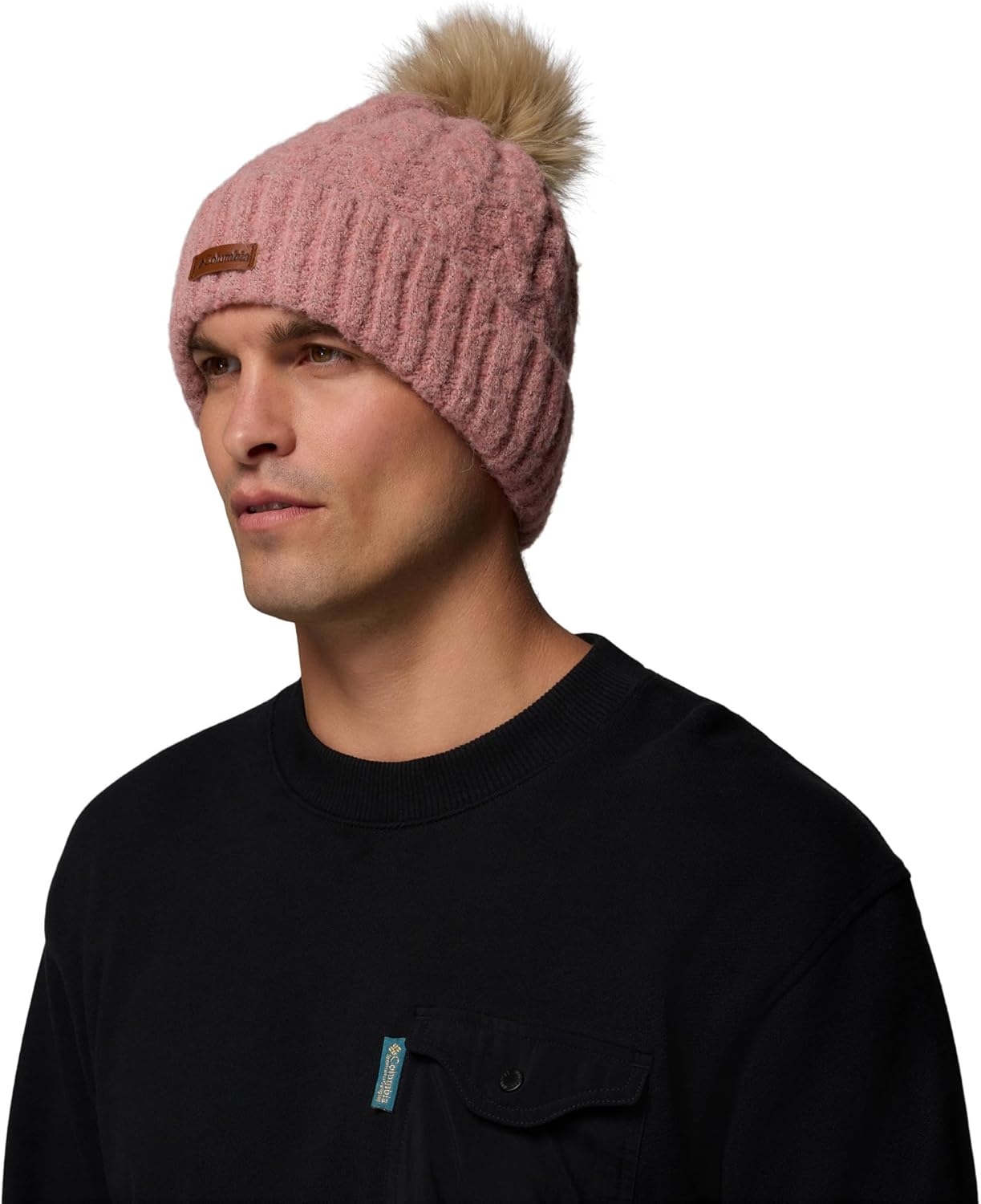

Columbia Unisex-Adult Winter Blur II Beanie, Eraser Pink