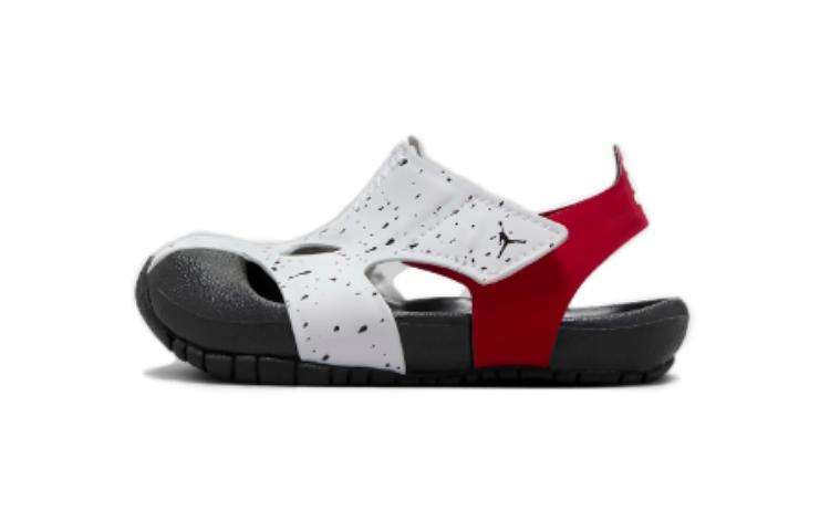 

Футболка Flare Anti Slip Wear Resistant Низкие Топы Белый Красный Малыши и Дети Jordan