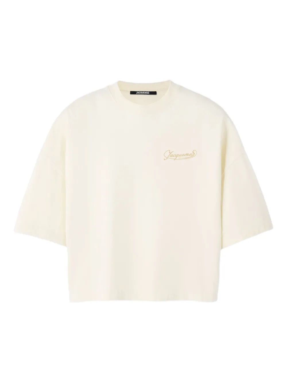 

Укороченная футболка Corto JACQUEMUS, нейтральный