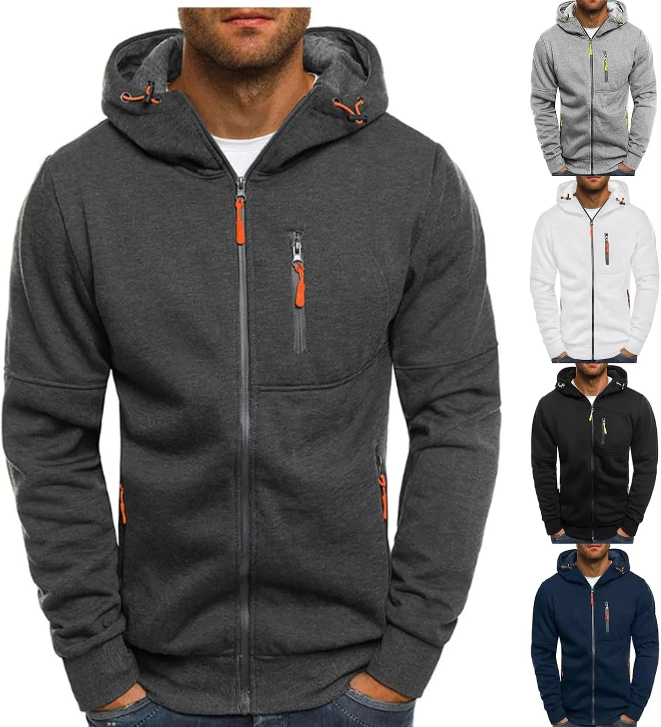 

Мужская тактическая толстовка 4.0 с молнией и карманами