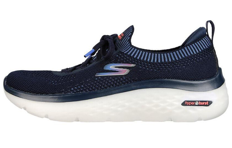 

Кроссовки для бега Go Walk Hyper Burst женские с низким верхом темно-синие Skechers
