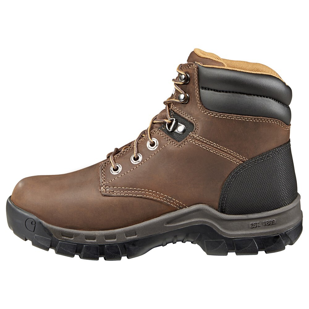 Мужские рабочие ботинки Rugged Flex 6 дюймов, средний/широкий мягкий носок Carhartt, коричневый — фото 3