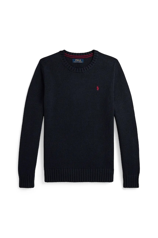 

Детская хлопковая толстовка Polo Ralph Lauren, темно-синий