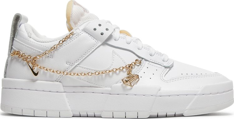 Кроссовки Nike Wmns Dunk Low Disrupt 'Lucky Charms', белый - фото