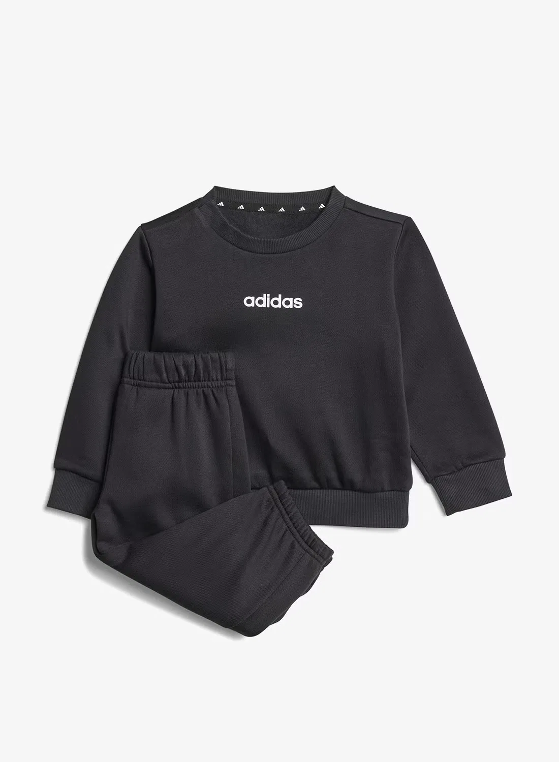 Комплект детский из флиса с длинным рукавом Adidas, черный