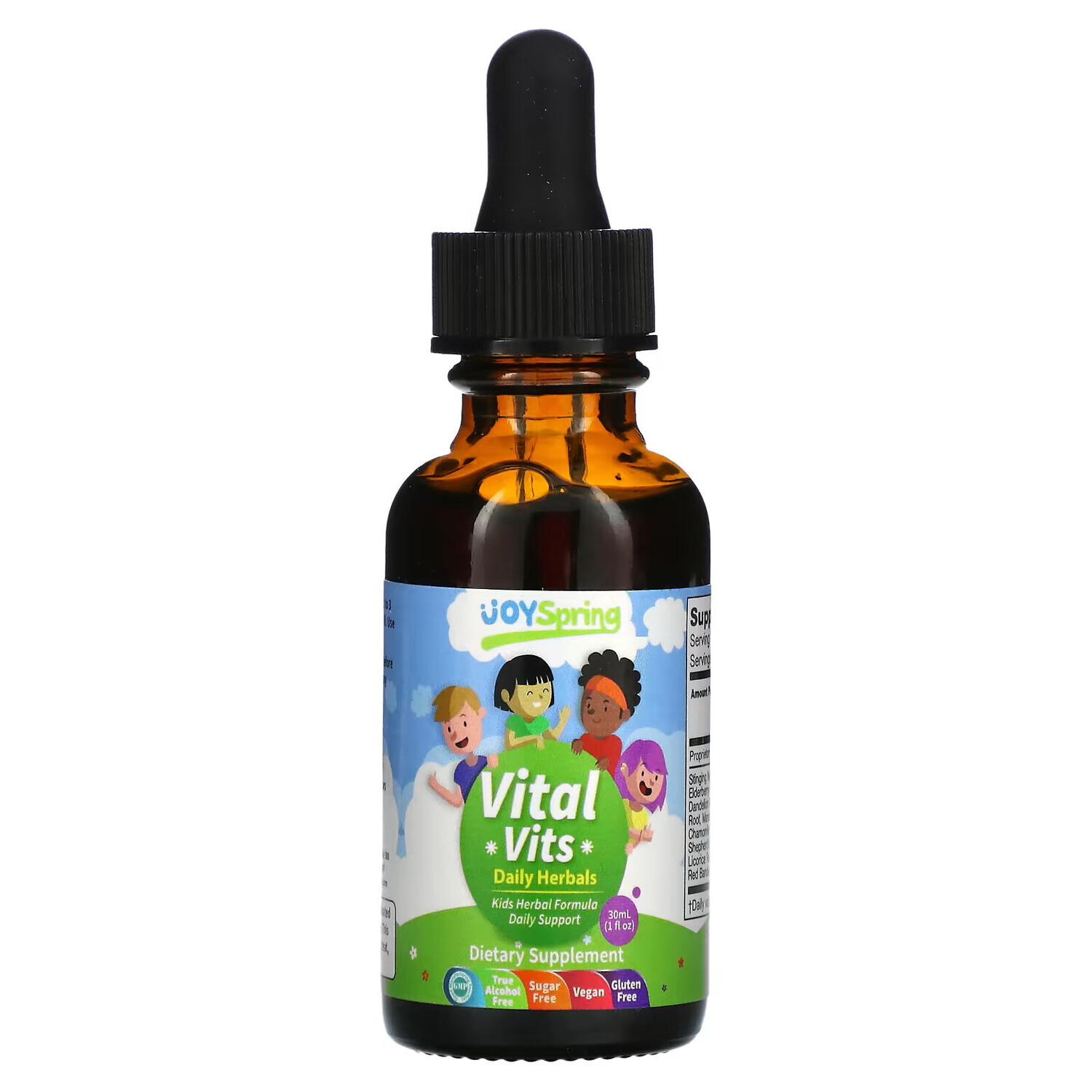 

JoySpring, Vital Vits, Daily Herbals, 1 жидкая унция (30 мл)