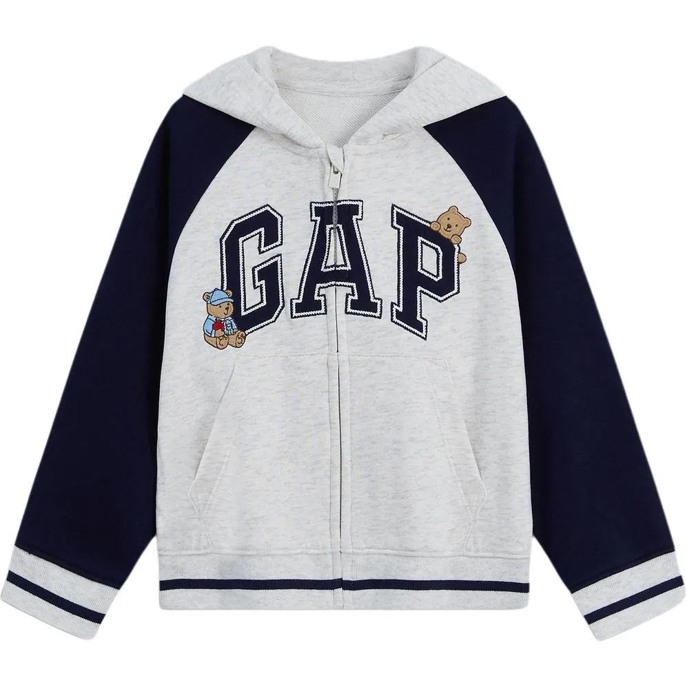 Детское худи Light Gray White Pre School Sweatshirts Moderate GAP