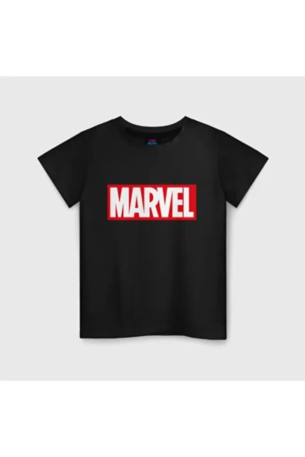 Детская футболка с принтом Marvel Daxia, Black