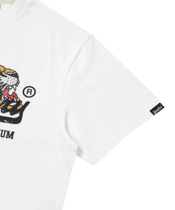 Футболка с тигром, Superdry, белый — фото 4