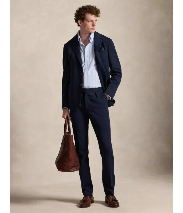 Мужская рубашка с длинным рукавом Polo Ralph Lauren, Azzurro — фото 2
