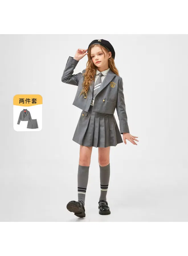 Комплект школьной формы в стиле преппи с юбкой Hush Puppies — фото 4