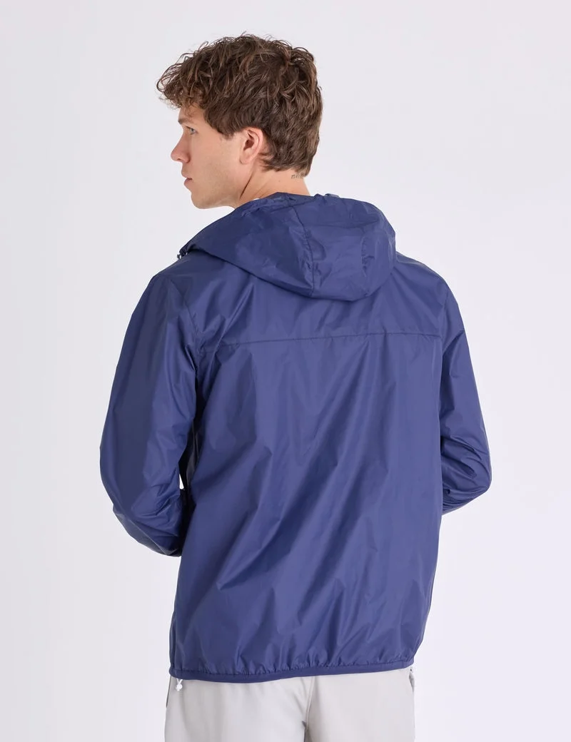 Мужская ветровка U.S. Polo Assn. Signature Stripe With Hood, классический темно-синий — фото 2