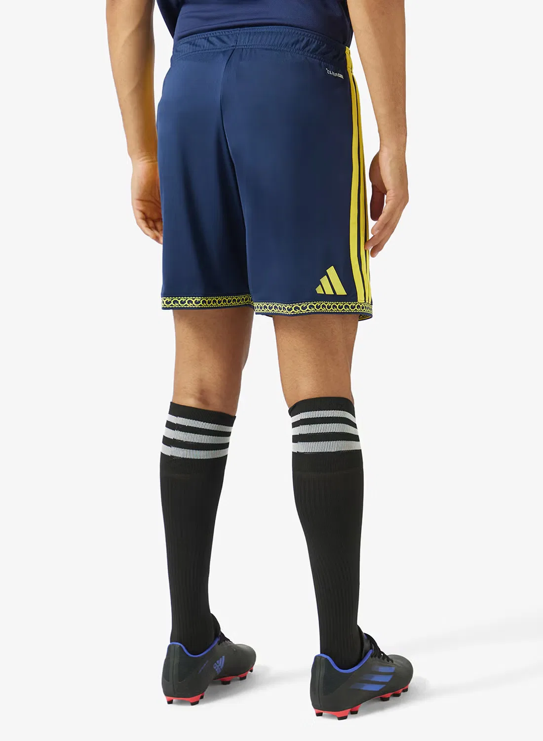 Шорты футбольные с технологией Climacool Al Nassr FC Adidas, синие — фото 3