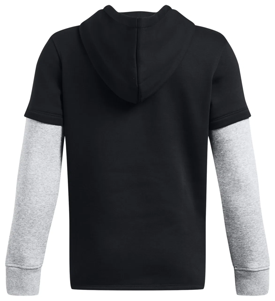 Худи для мальчиков Icon Fleece Jersey Under Armour, цвет Black/White/Mod Gray — фото 2