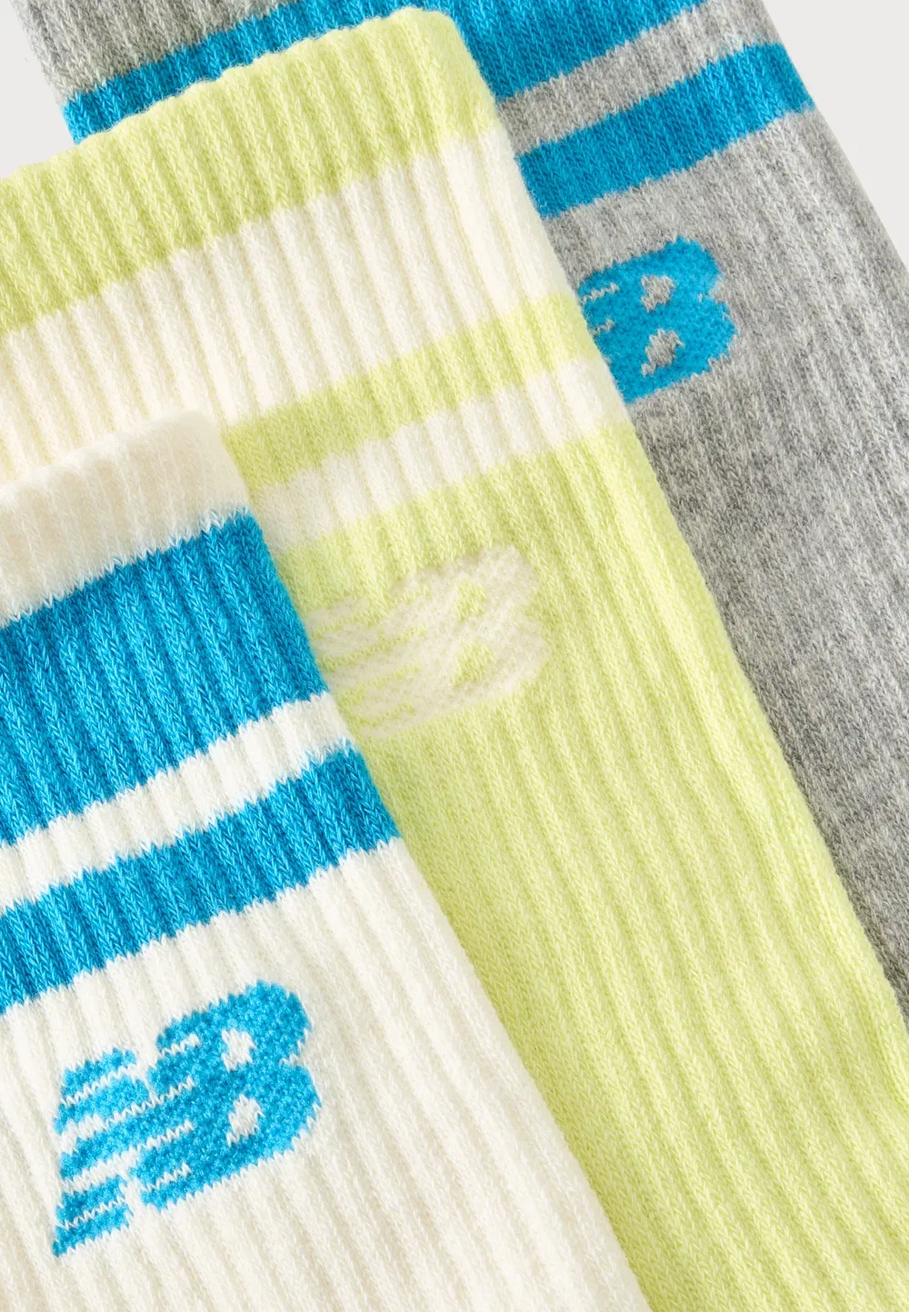Детские повседневные носки унисекс, набор из 6 пар New Balance, Multi-Coloured — фото 2
