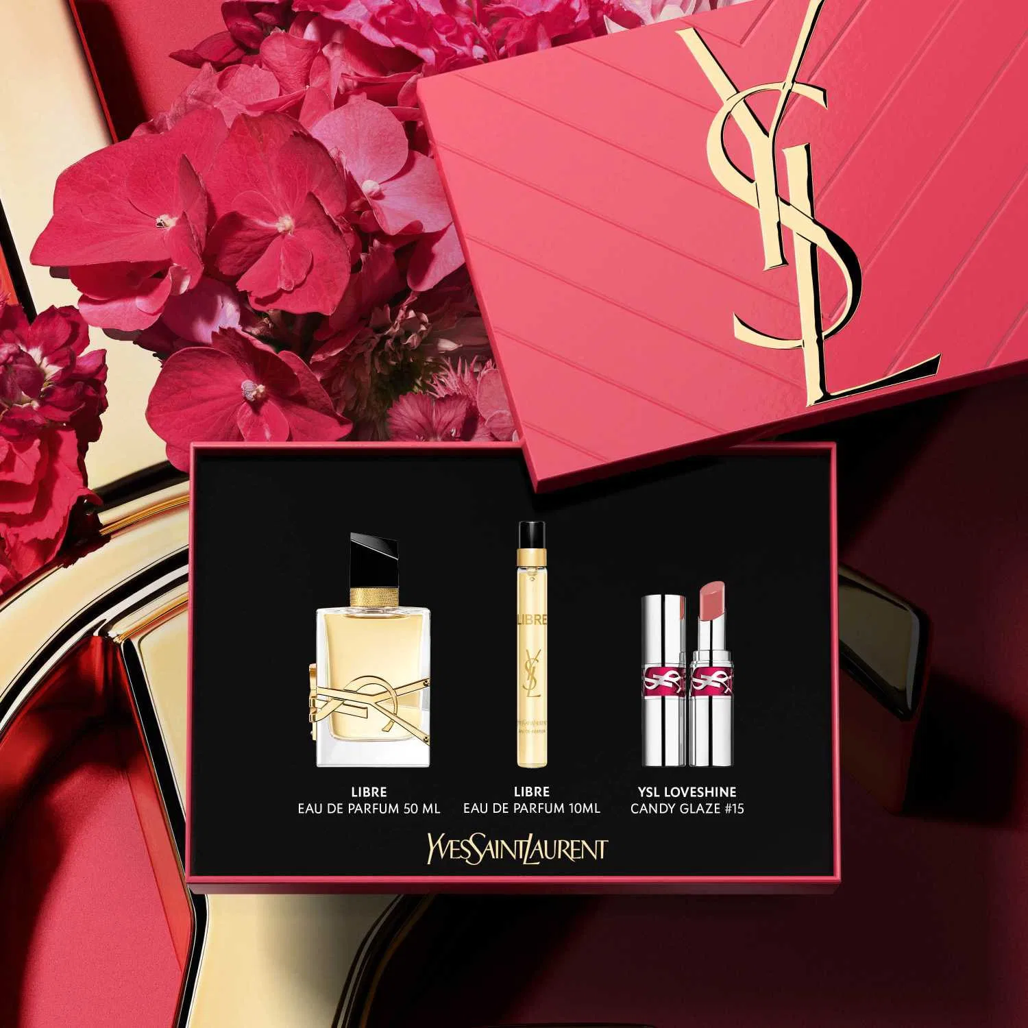 Набор парфюмерной воды YVES SAINT LAURENT Libre 50 мл + 10 мл + 2 мл — фото 3