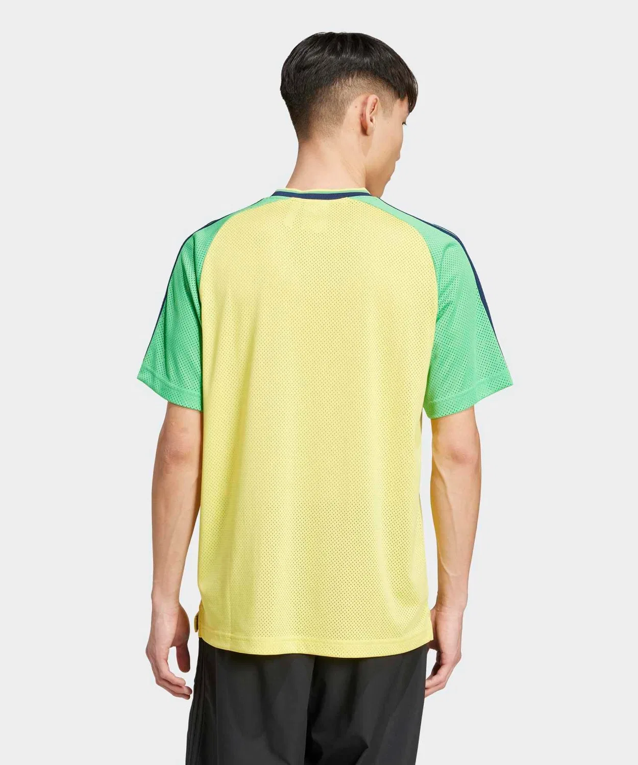 Мужская футболка с принтом Adidas Originals, Желтый — фото 3