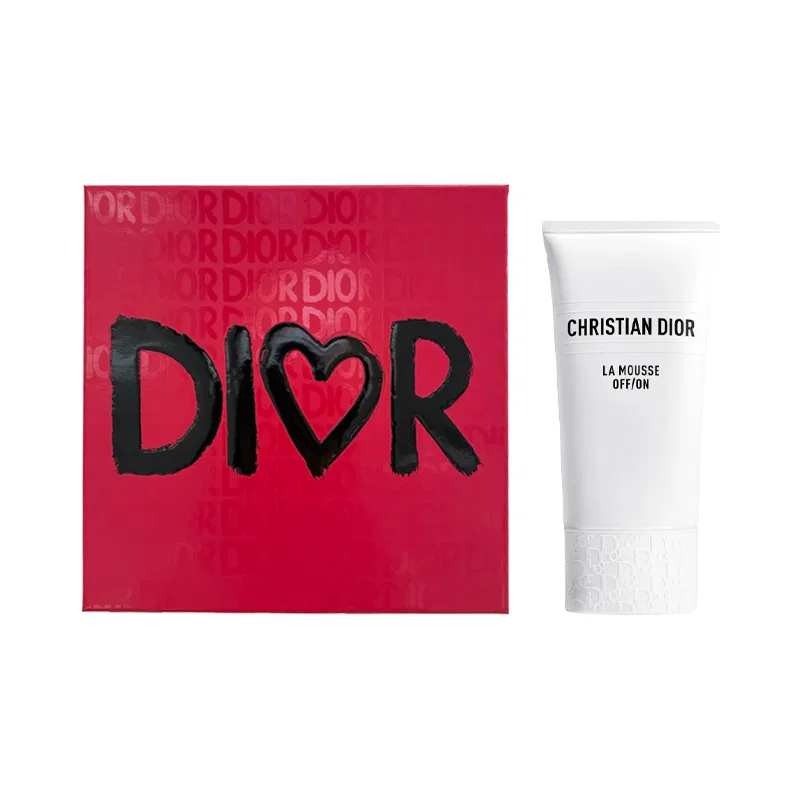 Очищающая пенка для лица с экстрактом кувшинки, 150 мл, DIOR, Pink Black Modern Box Limited Edition, Clear Soothing Cleaning Makeup Removal, Black Pink