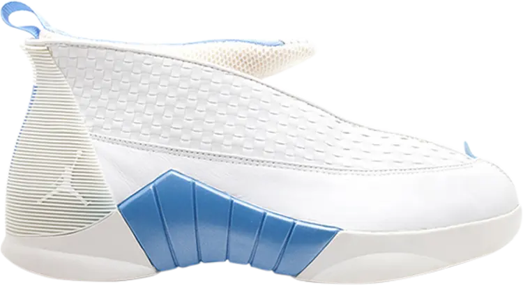 

Кроссовки Air Jordan 15 OG Columbia, белый, Белый;синий, Кроссовки Air Jordan 15 OG Columbia, белый