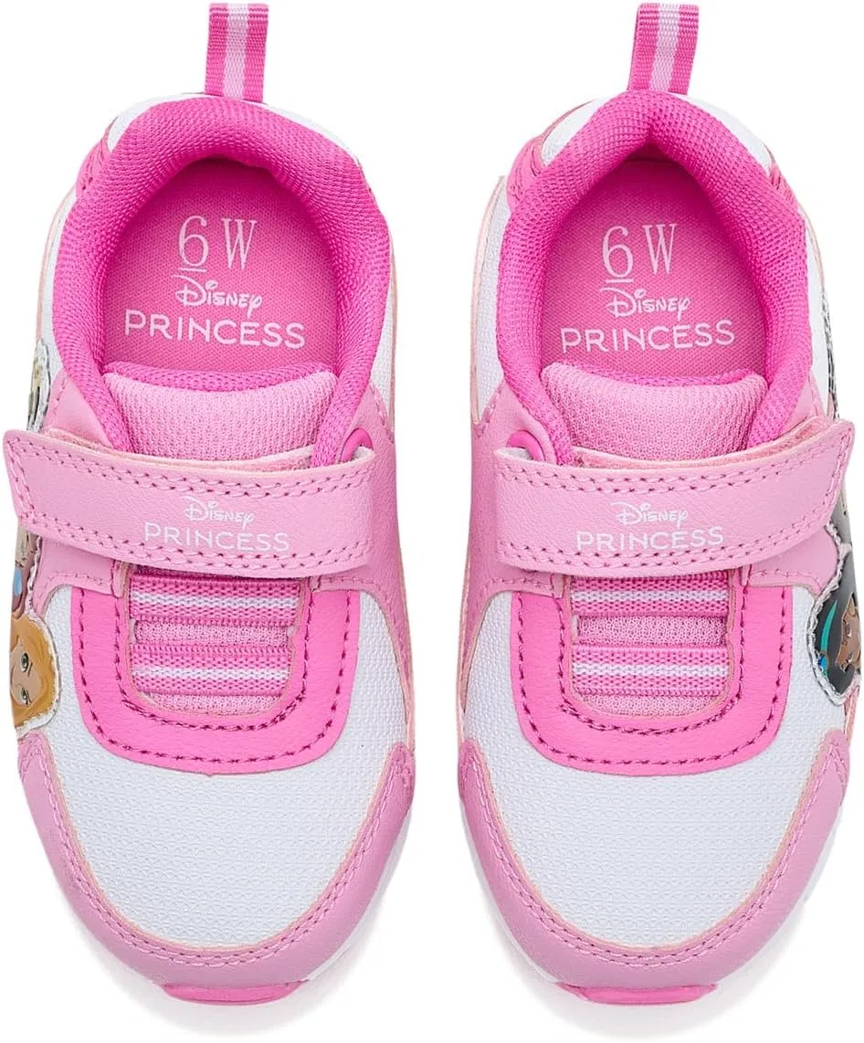 Детские кроссовки для девочек с подсветкой Disney Princess Josmo, Pink — фото 2