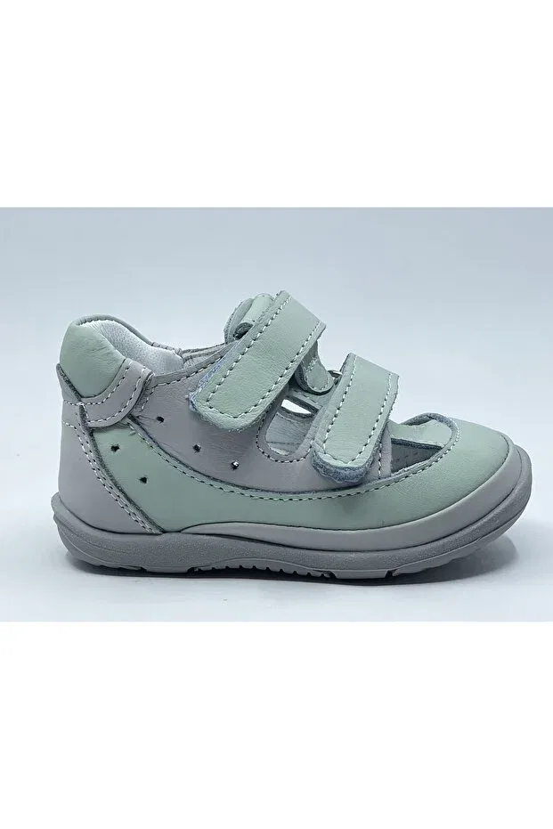 Детские туфли для мальчиков кожаные Perlina, Green