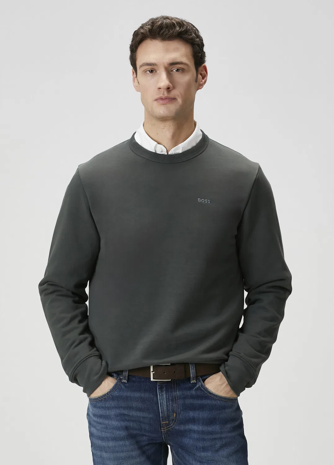Свитшот Hugo Boss, светло-зеленый