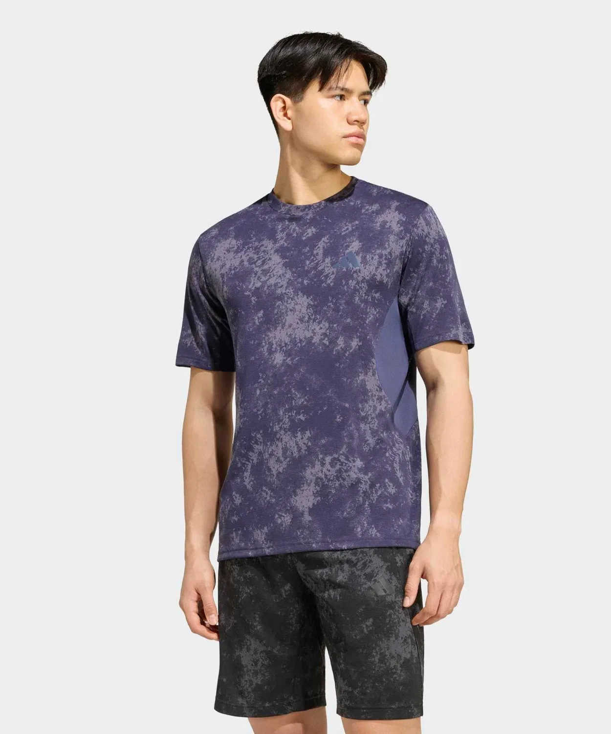 Мужская футболка с длинным рукавомTraining AOP T-Shirt Adidas, Blue