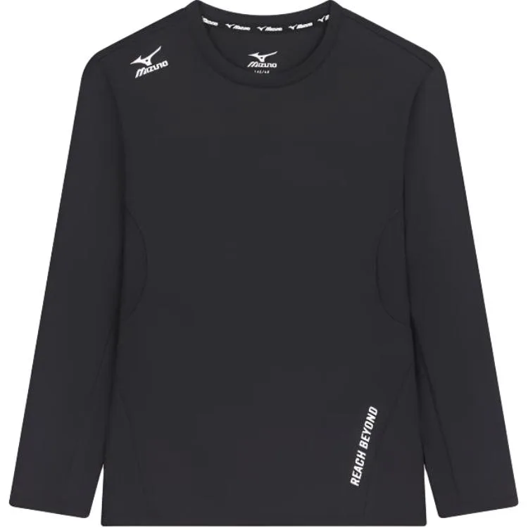 Футболка для детей с круглым вырезом Mizuno, черный