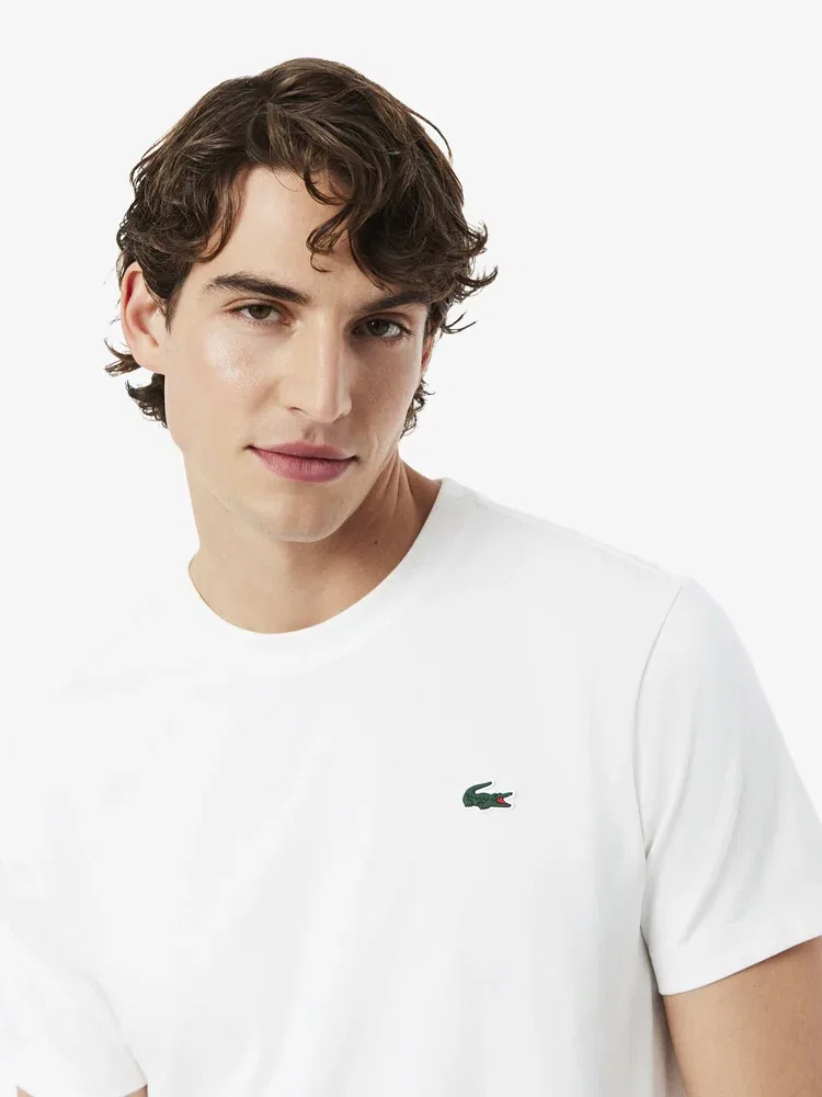 Футболка с принтом Tennis Heritage LACOSTE, White — фото 2