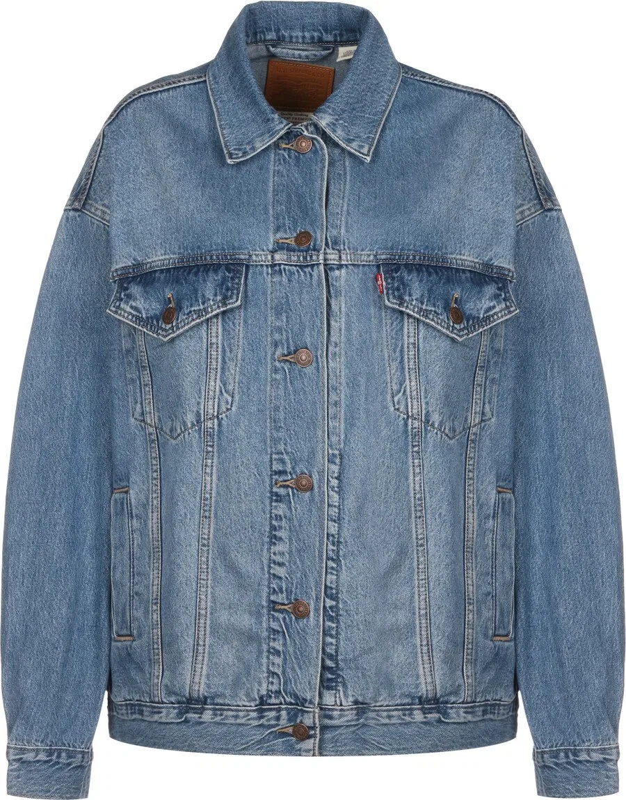 Куртка LEVI'S Between-Season Jacket 'Trucker Jacket' из синего денима