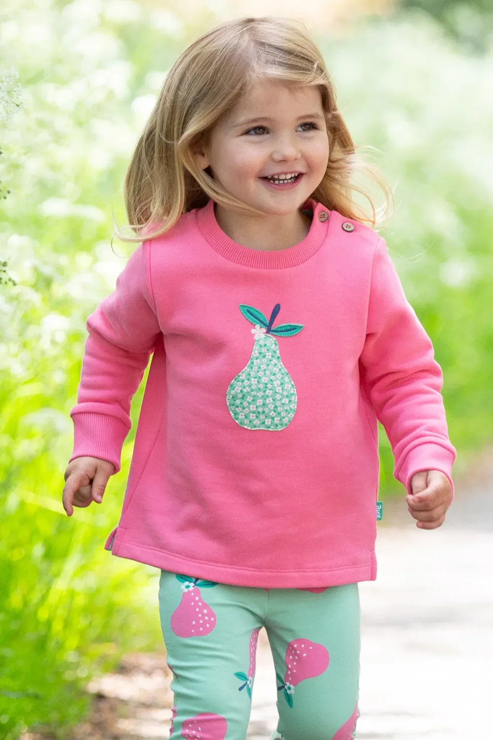 Детский свитшот Pear-Fect Kite, Pink — фото 2