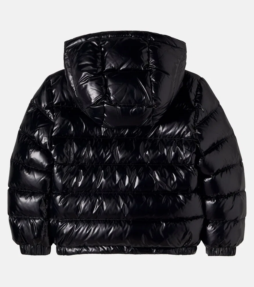 Пуховая куртка Aubert Moncler Enfant, черный — фото 3
