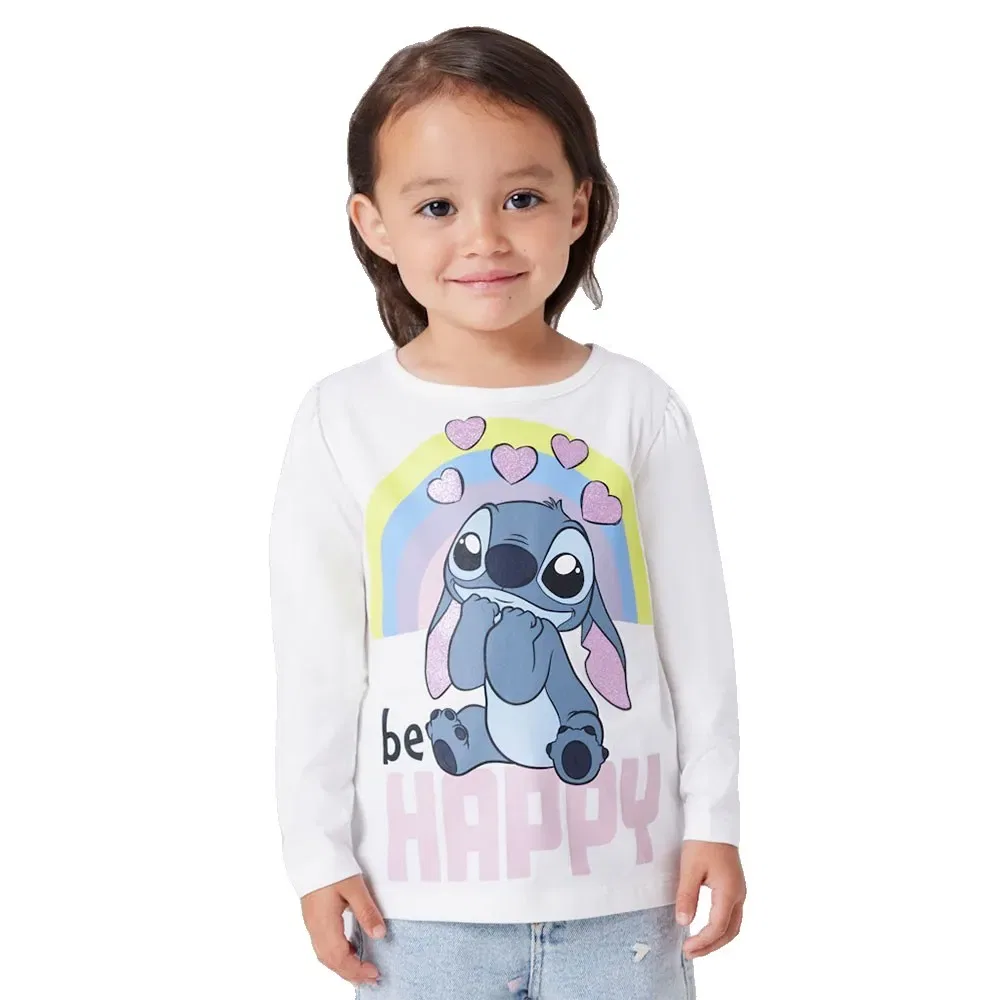 Футболка с длинным рукавом Diana Stitch Name It, белый