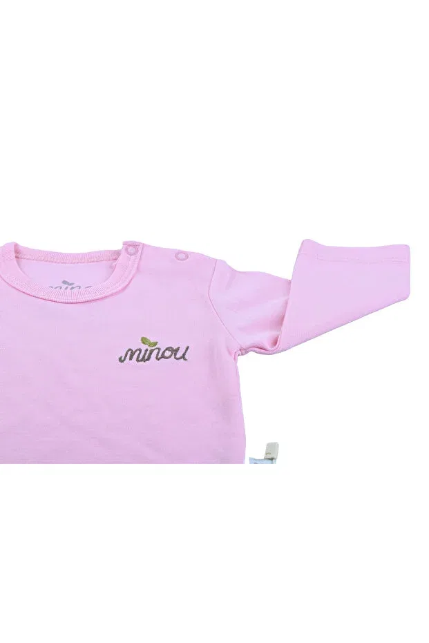 Детский комплект для новорожденных хлопковый Minou, Pink — фото 4