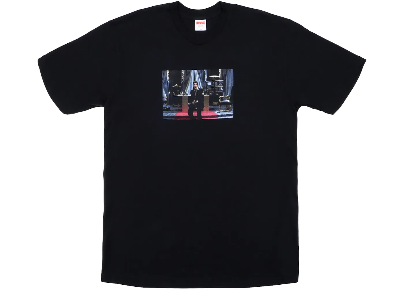 Мужская футболка с принтом Scarface Friend Supreme, Black