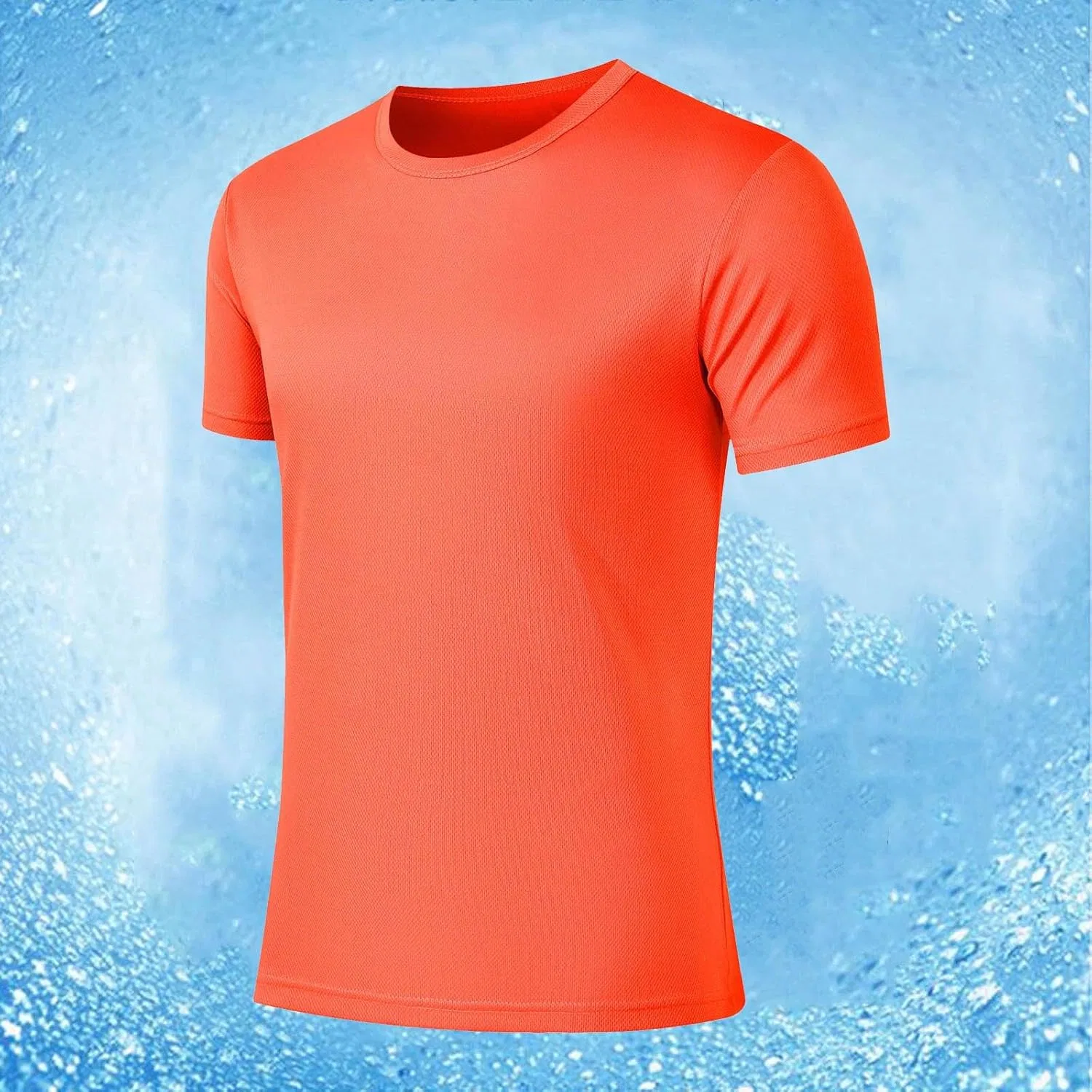 Мужская футболка с круглым вырезом Athletic Fit Orange — фото 2