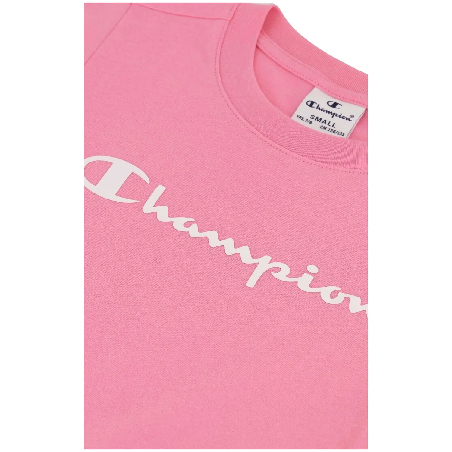 Детская футболка с коротким рукавом Champion 404541-RS009, Роза — фото 3