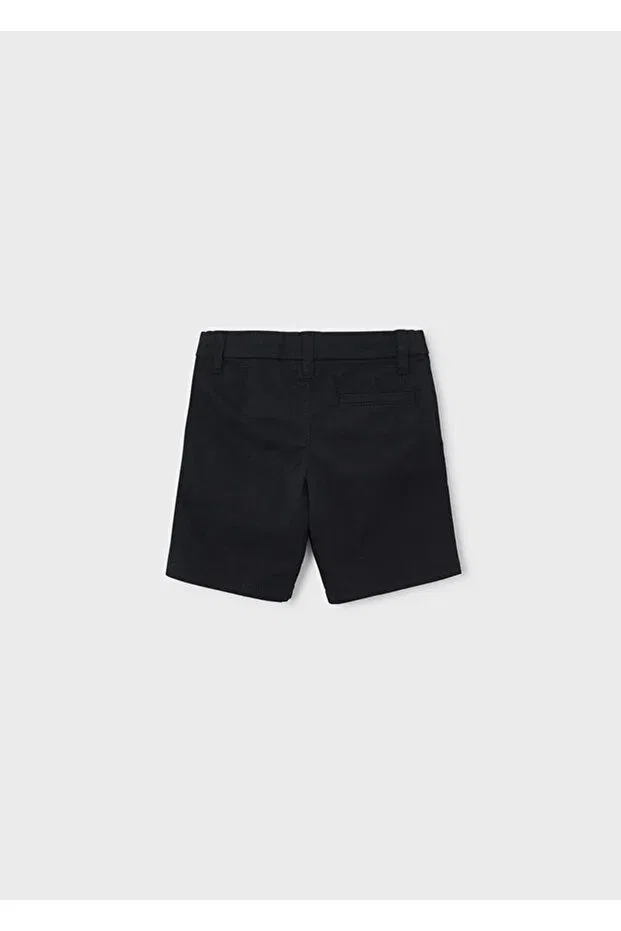 Детские шорты для мальчиков прямого кроя twill chino shorts 202 Mayoral, Black — фото 2