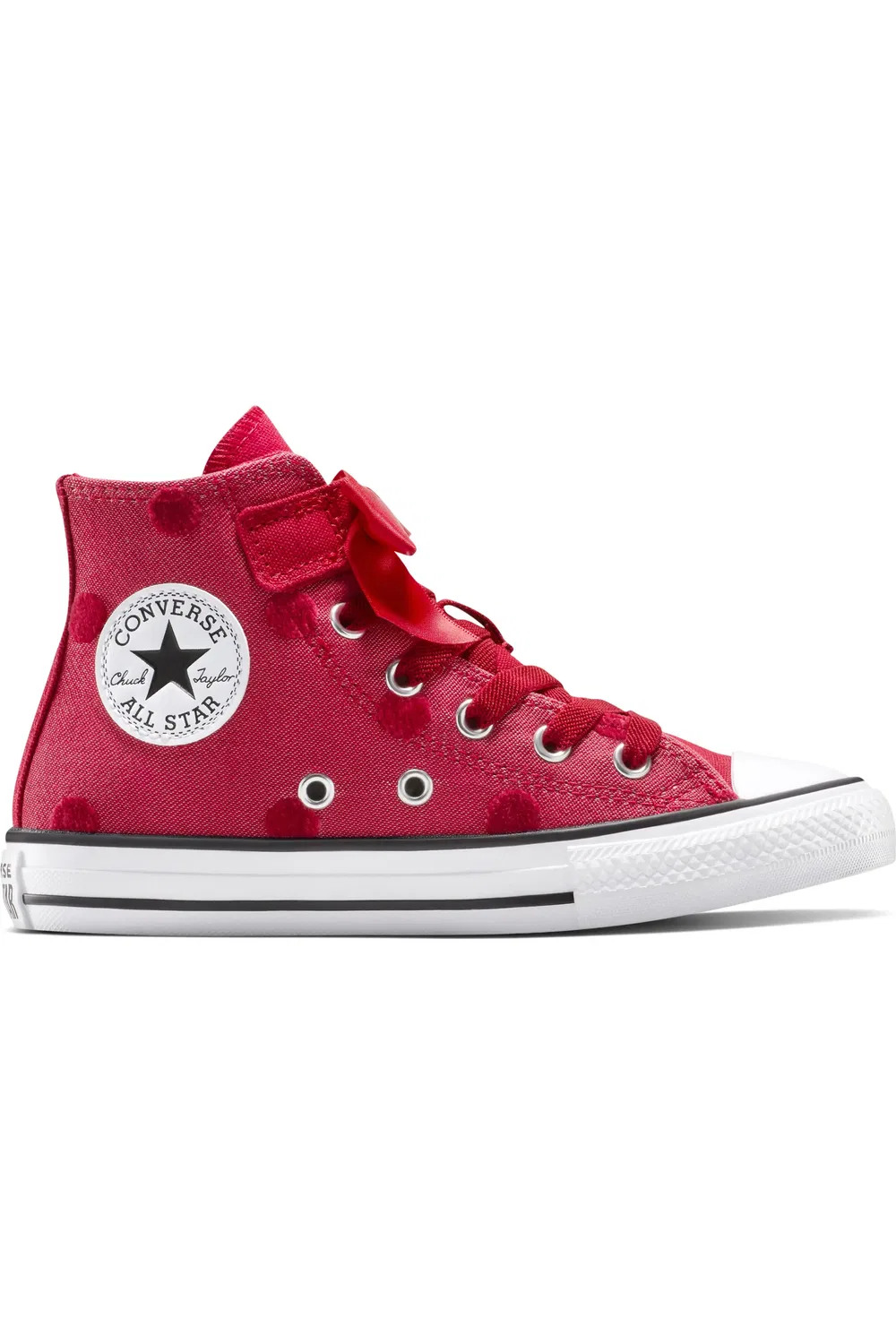 Кеды детские на липучке с бантом Chuck Taylor All Star Bow Converse, Days Ahead/White/Days Ahead — фото 2