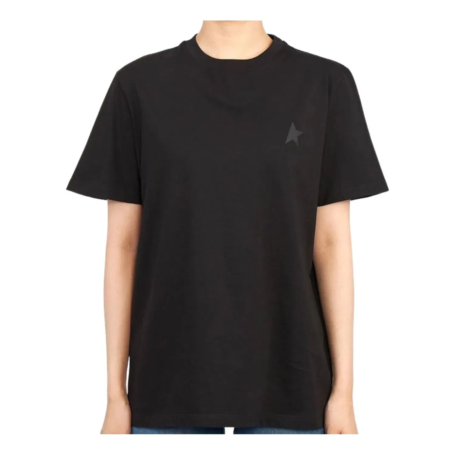 Футболка с коротким рукавом Golden Goose (WMNS), черная, GWP01220-P000593-90100