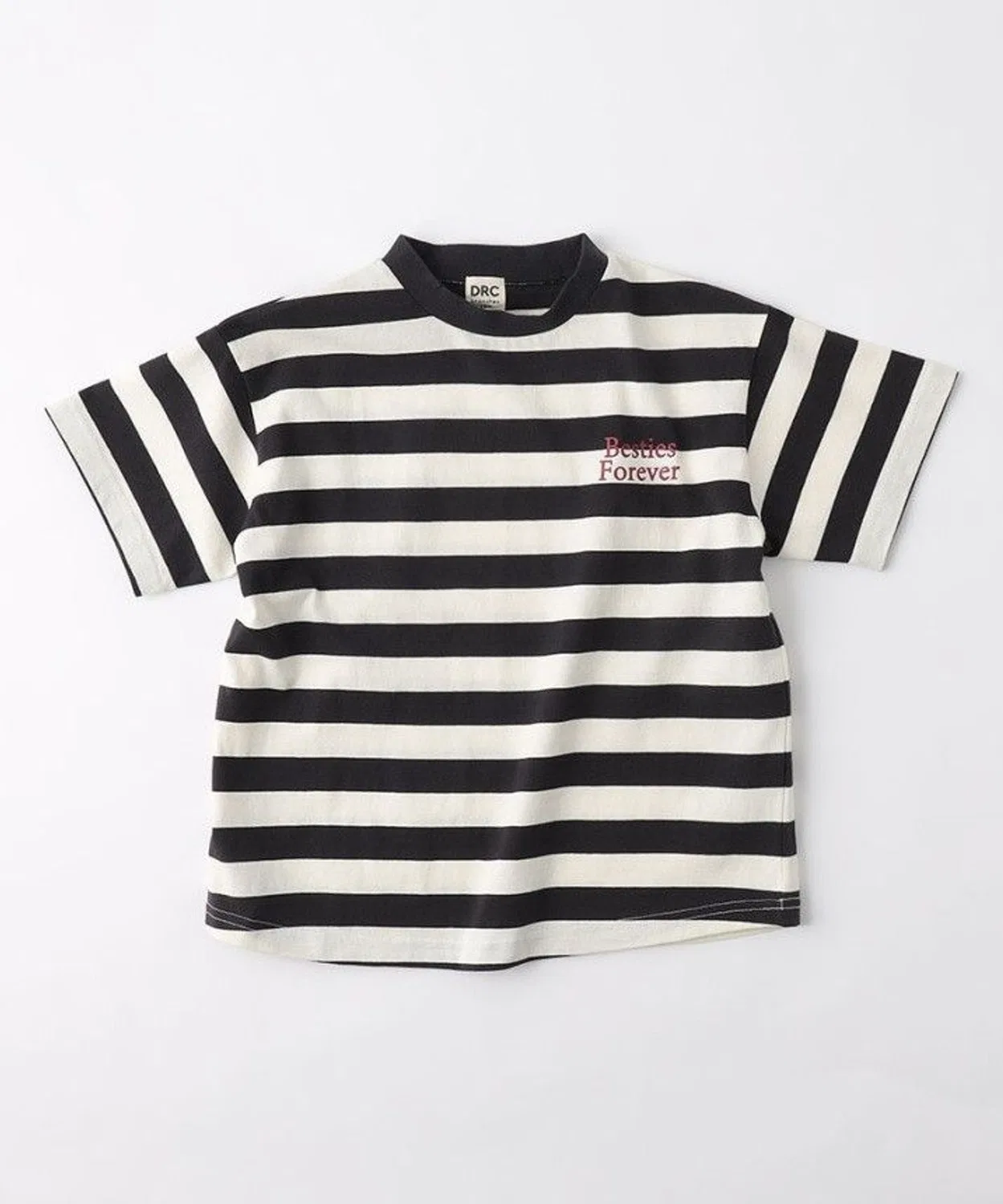 Детская футболка с полоской, с коротким рукавом DRC branshes, Off White — фото 3